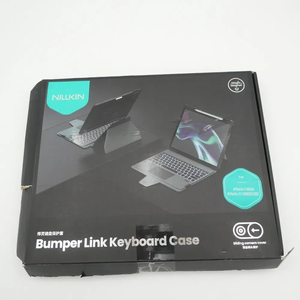 Nillkin Bumper Link Keyboard Case for iPad Air 13 2024, iPad Pro 12.9 2020-22